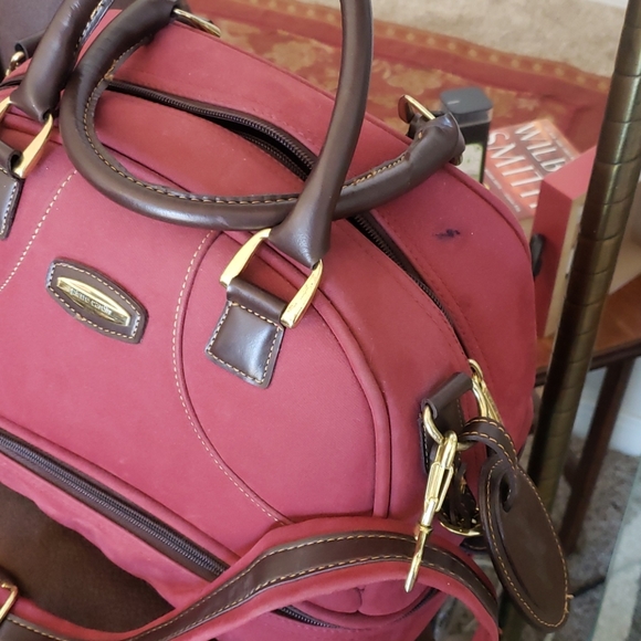 Pierre Cardin Travel Bag/Train Case/ Satchel - Picture 4 of 12